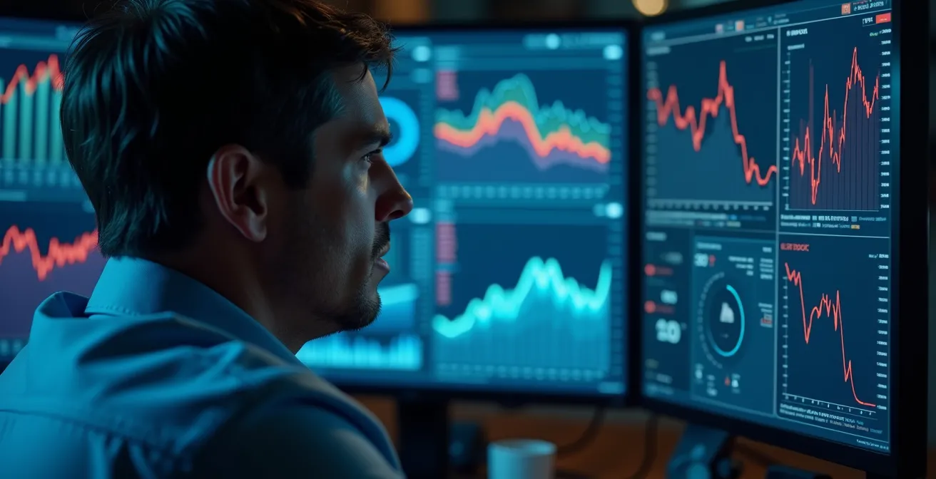 Analyse des métriques de fatigue publicitaire avec graphiques de performance décroissante