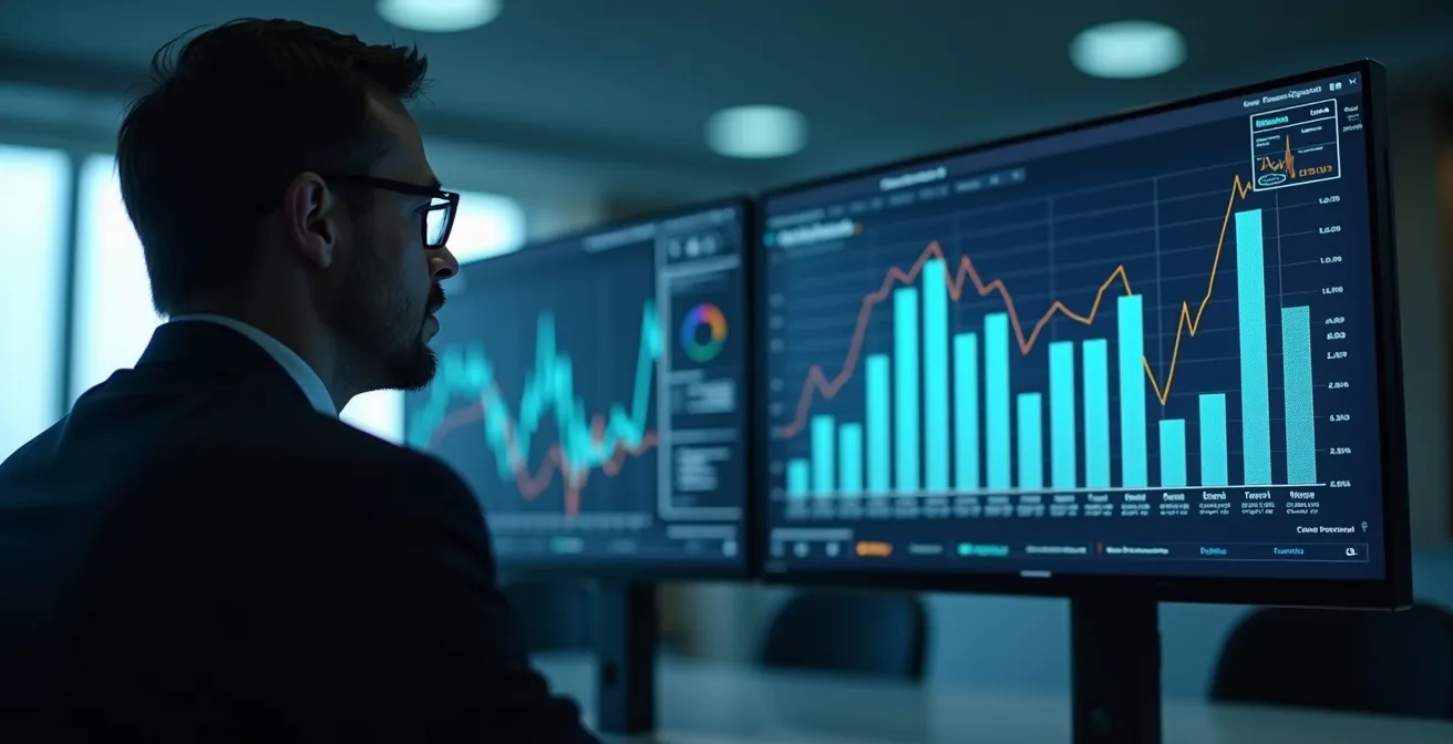 Concept visuel représentant l'évolution des KPIs marketing vers une mesure authentique de la performance business
