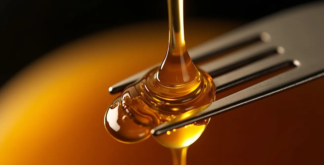 Visualisation abstraite de la correspondance entre sons aigus et goûts sucrés dans une composition harmonieuse